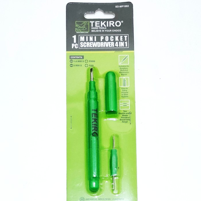 TEKIRO MINI POCKET SCREWDRIVER 4 IN 1 Tekiro OBENG TIPE PEN 4 IN 1 SD-MP1692