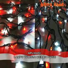 [MP] Lampu Hias LED Tumblr Merah Putih 17 Agustus / Lampu Hias Natal LED / Lampu Dekorasi LED