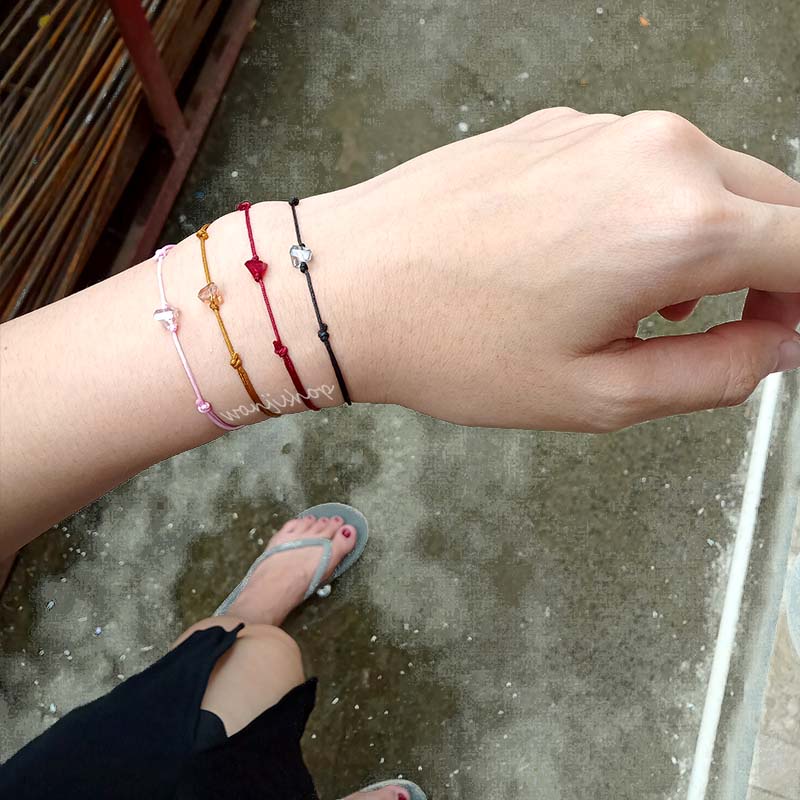 Gelang Tiny Triangle Blink Beads Gelang Super Simple Cute Bracelet