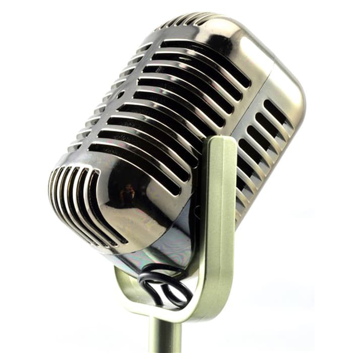 Condenser Mikrofon Microphone Klasik Desain Vintage Retro