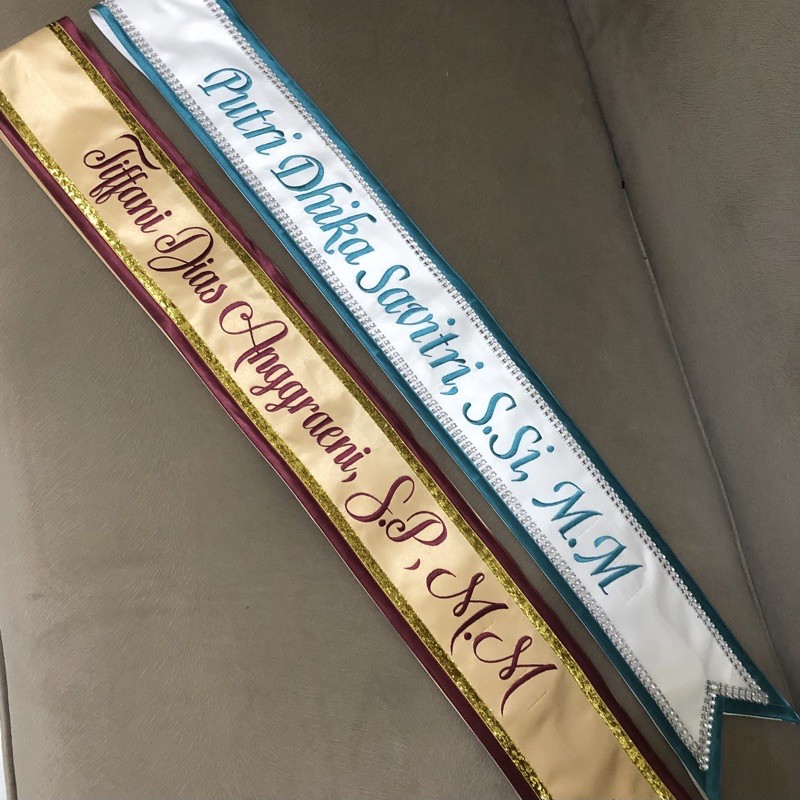 PAGEANT - GRADUATION SASH