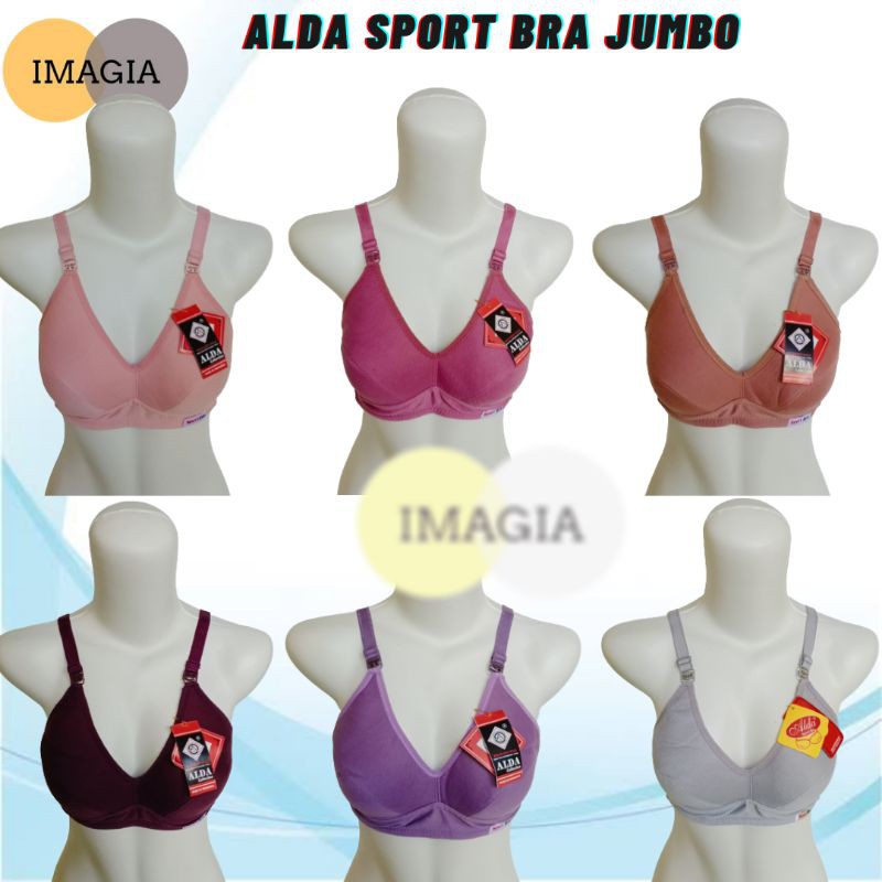 Bra sport BH wanita perempuan dewasa bra super jumbo big size cup besar ukuran 40 42 44 46