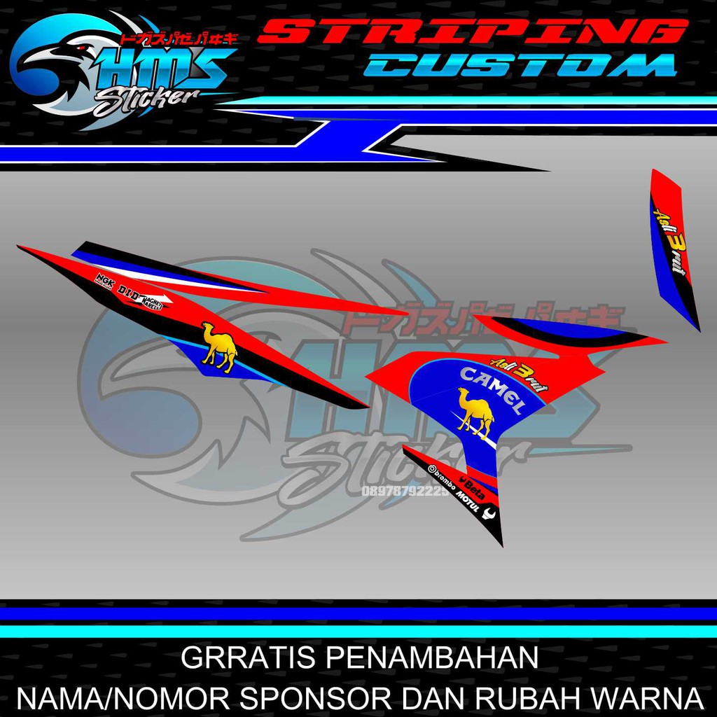 striping yamaha mx king custom