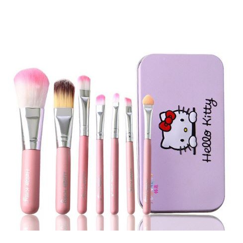 Hello Kitty Kuas Set Make up isi 7 pcs