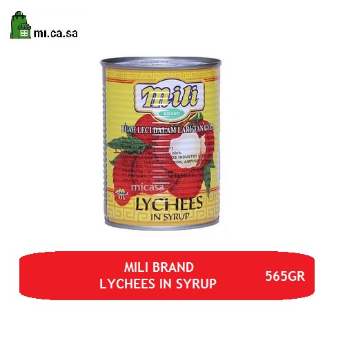 

MIli Brand Lychees In Syrup / Leci Kalengan 565 Gram