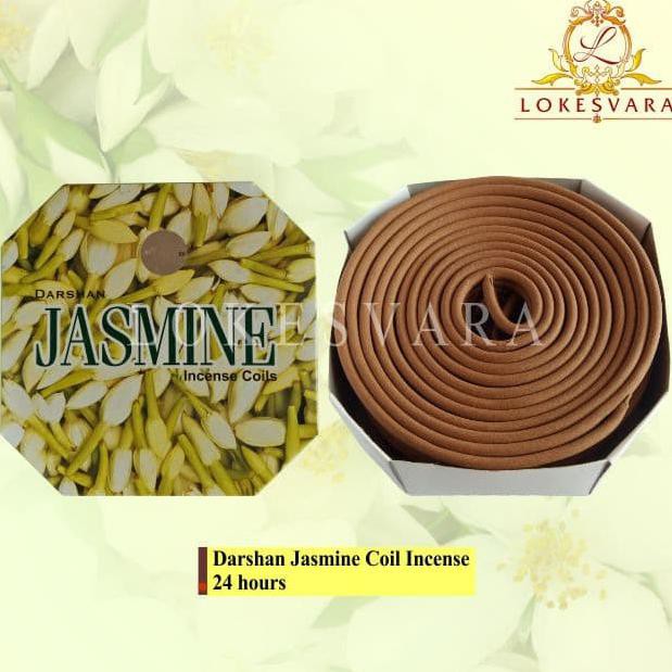 Produk Terbaik] Dupa Hio Wangi Harum Aromaterapi India Darshan Lingkar/Lilit Jasmine