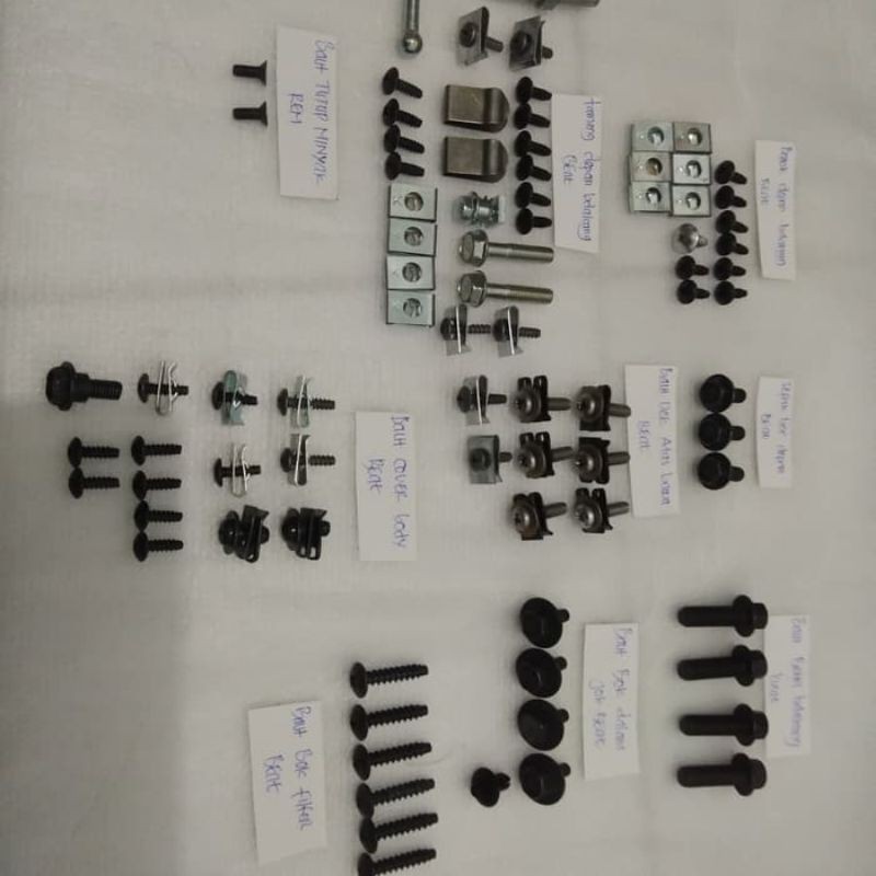 baut full set motor beat karbu 2006 2007 2008 2009 2010 2011 2012