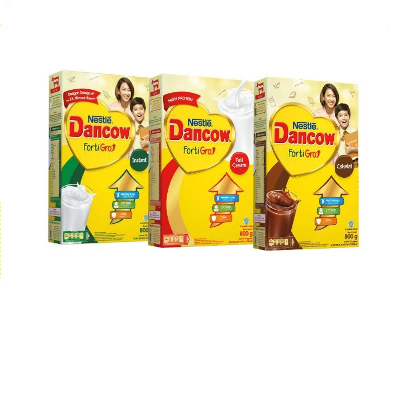 

DANCOW Fortigro 800 gr Instant Full Cream Cokelat