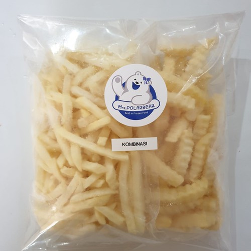 

KOMBINASI KENTANG GORENG SHOESTRING 500 gr & CRINCKLE 500 GR