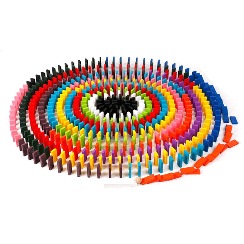 Mainan Anak Ketangkasan Balok Domino 120 PCS Merk ROXPORT Original