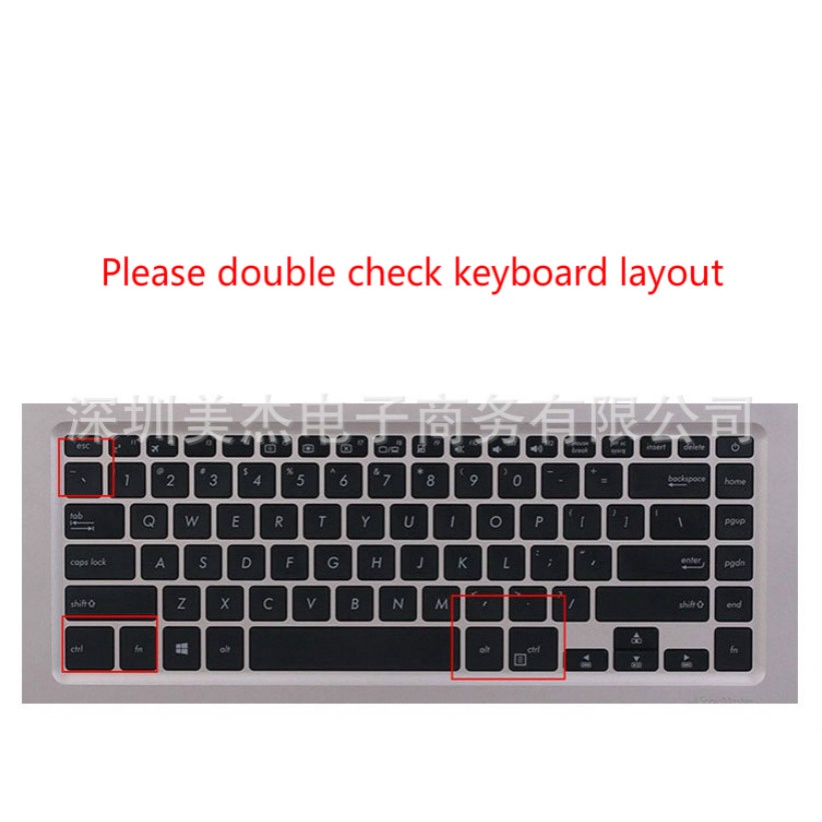 For 15.6inch ASUS ZenBook UX530UX UX530UQ Soft Ultra-thin Silicone Laptop Keyboard Cover Protector