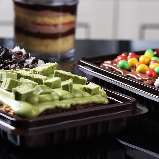 

Brownies Topping Green Tea Kit Kat & Oreo