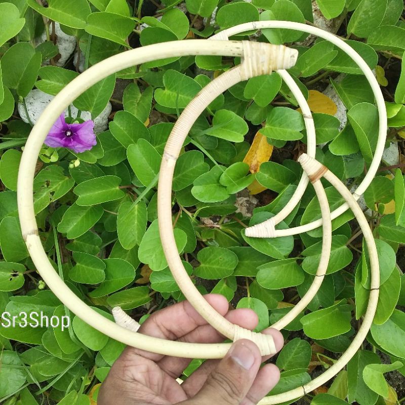 Ring Rotan Motif Bulan Sabit | Ring Macrame | Ring Dream Catcher | Wooden Ring