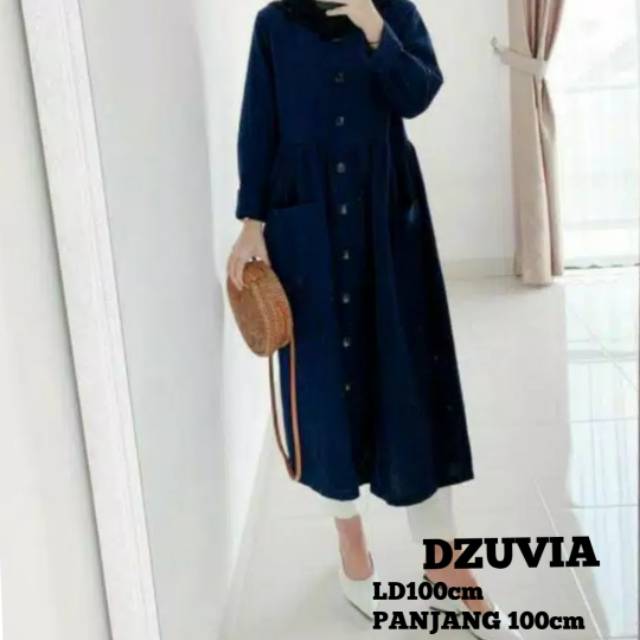 GR TUNIK ZUVIA/DZUVIA MOSCREPE HALUS IMPORT