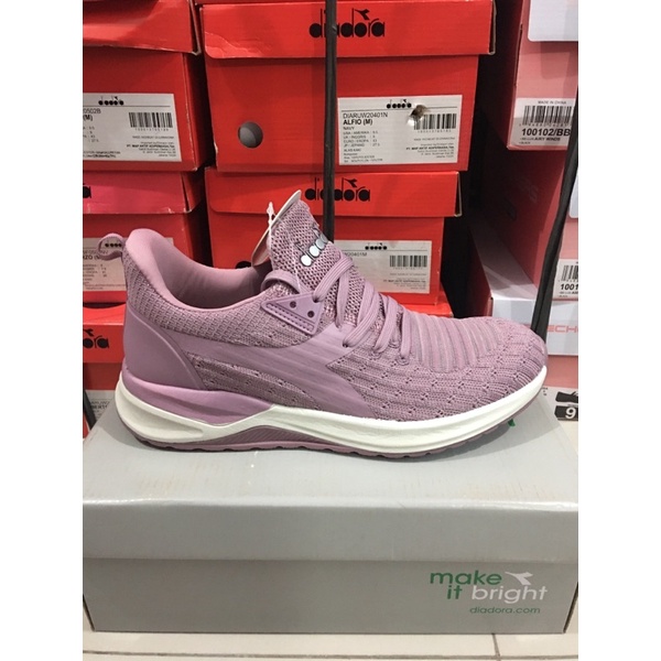 sepatu diadora Allesia Dusty pink. Diaca20102dp. sepatu diadora women original