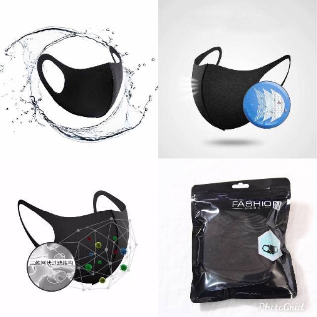 Masker Scuba Anti Air 3D Import