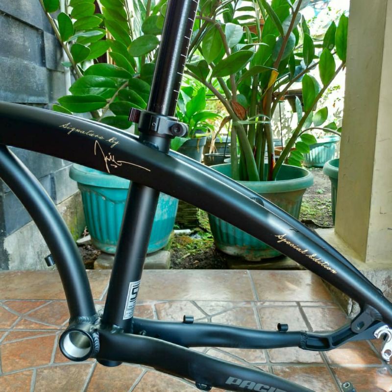 Frame Baru Sepeda Lipat Pacific 20 Inch Steve Edition