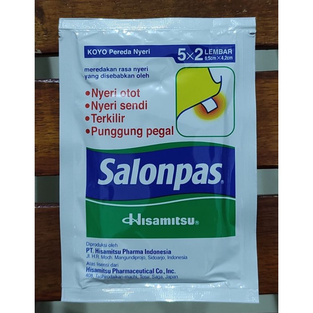 SalonPas Biru Ukuran 2 X 2 / Ukuran 5 X 2 / Pereda Nyeri / Sakit Punggung