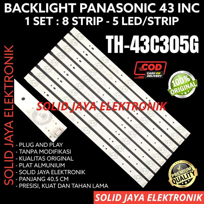 BACKLIGHT TV LED PANASONIC 43 INC TH 43C305G TH-43C305G 43C305 LAMPU