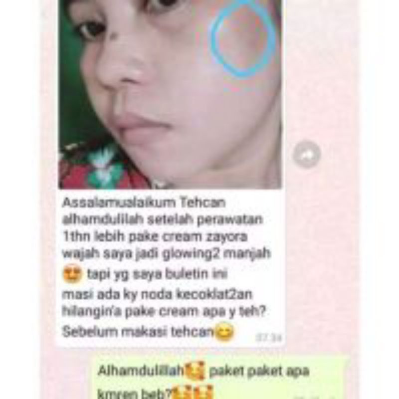 Day Cream Asta Zayora BPOM SPF 45 | Cream Siang Zayora Pemutih Wajah Paling Ampuh