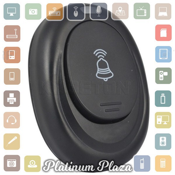 Taffware Forecum Alarm Pintu Wireless Waterproof dengan EU Plug - FK-D009 - Black`6DQIRE-