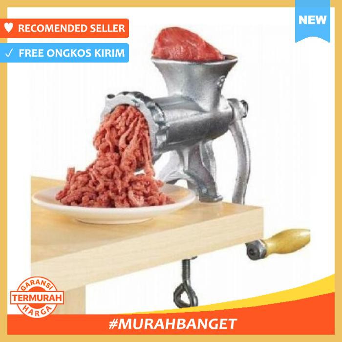 Meat Mincer / Grinder No 8 Manual Gilingan Daging Mie Getuk Bumbu Pecel Kacang Dll