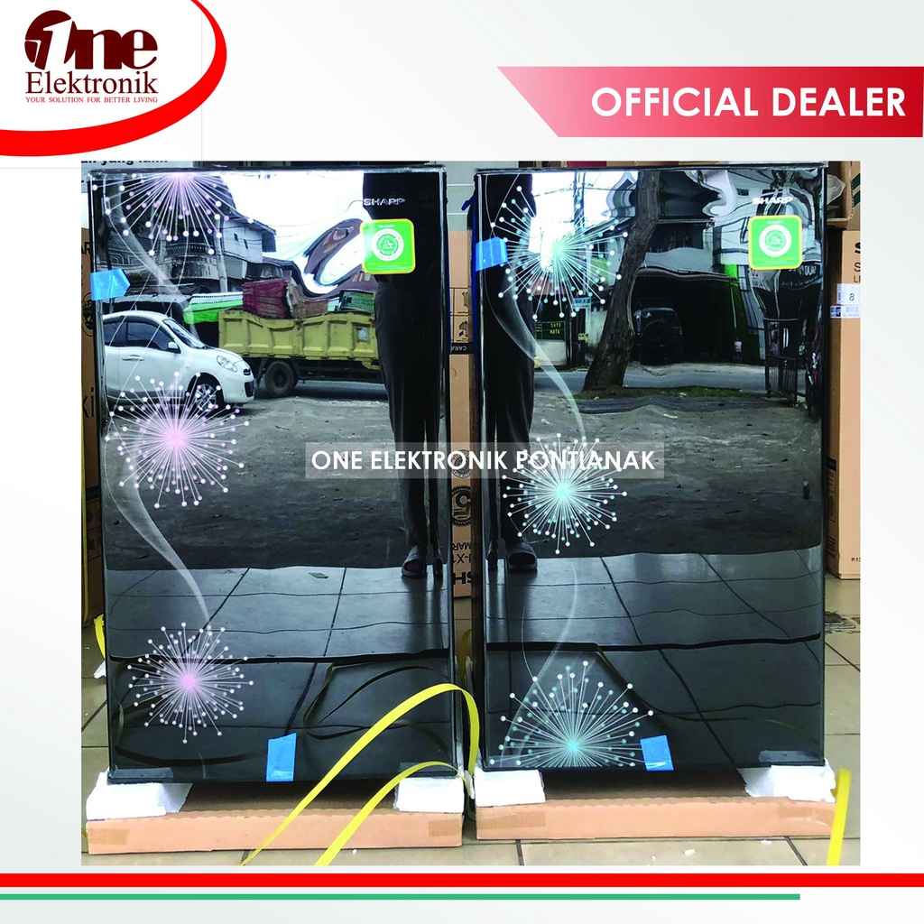 Kulkas SHARP 1 pintu SJ-X 167 MG -DP/DB Shine Dandelion Series (Tinggi 1 meter)