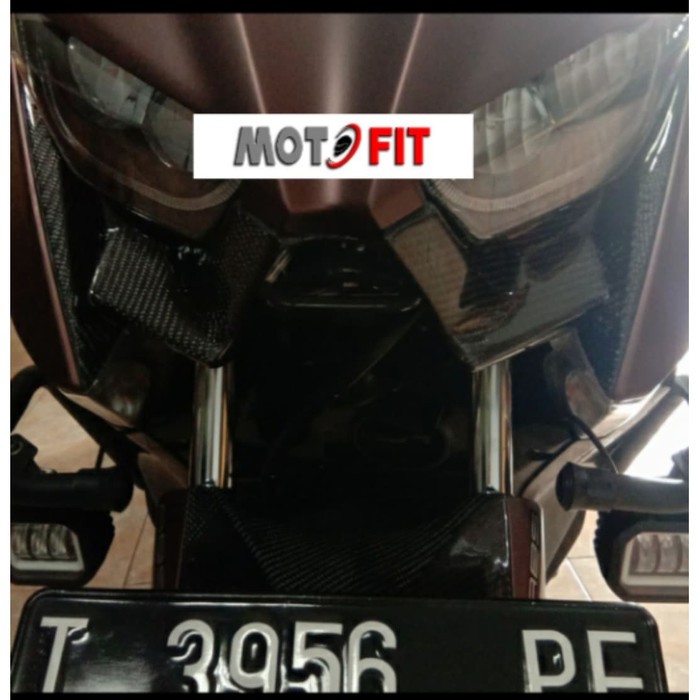 batok frame lampu depan xmax carbon kevlar asli part ori yamaha ygp