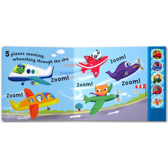 My First Noisy Vehicles Sound Board Book (Count Along With 5 Fun Sound
