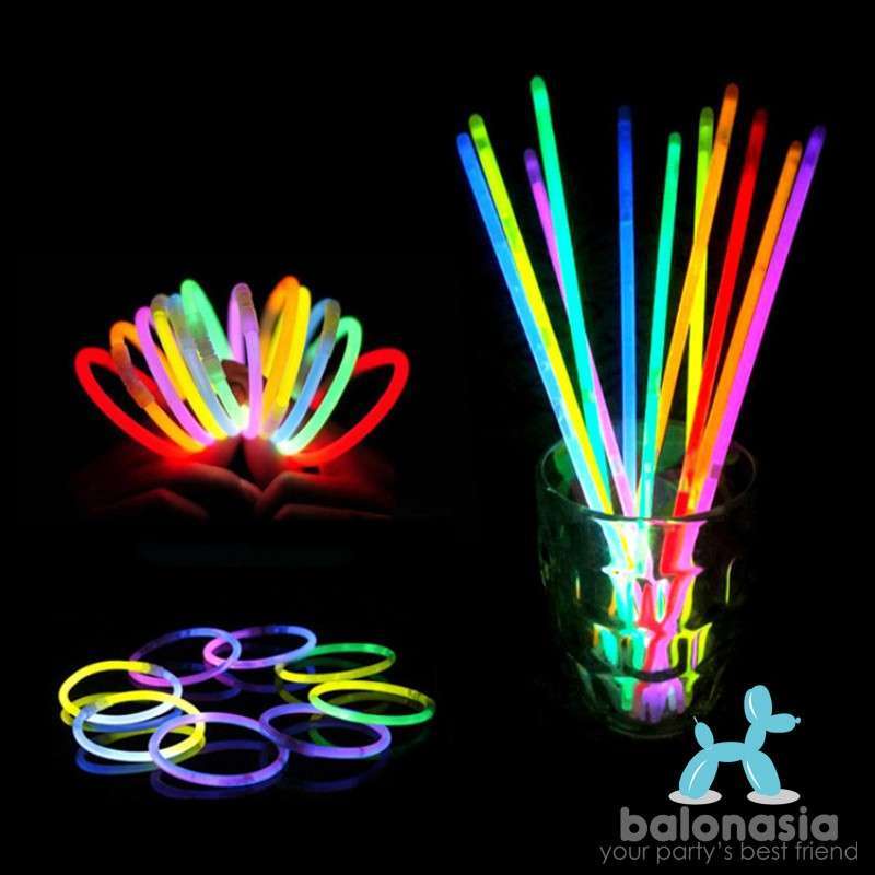Glow Stick / Glow Stik / Gelang Glow In the Dark Party Pack Fosfor
