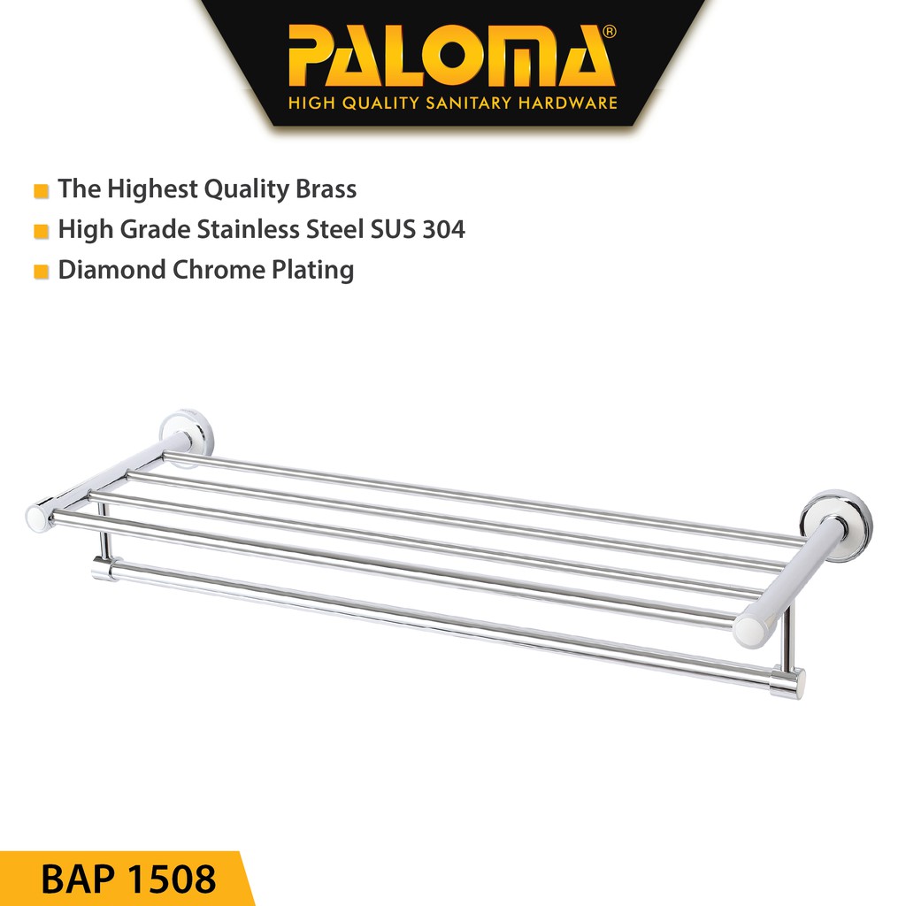 PALOMA BAP 1508 Rak Handuk Baju Gantungan Hanger Dinding Kamar Mandi