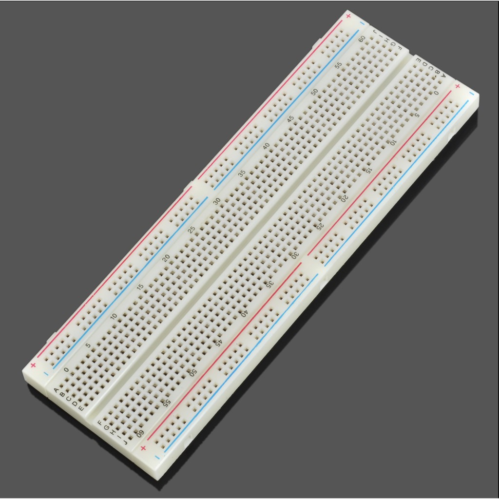 Breadboard 830 tie lubang projectboard project board bread solderless hole more than MB-102 MB102