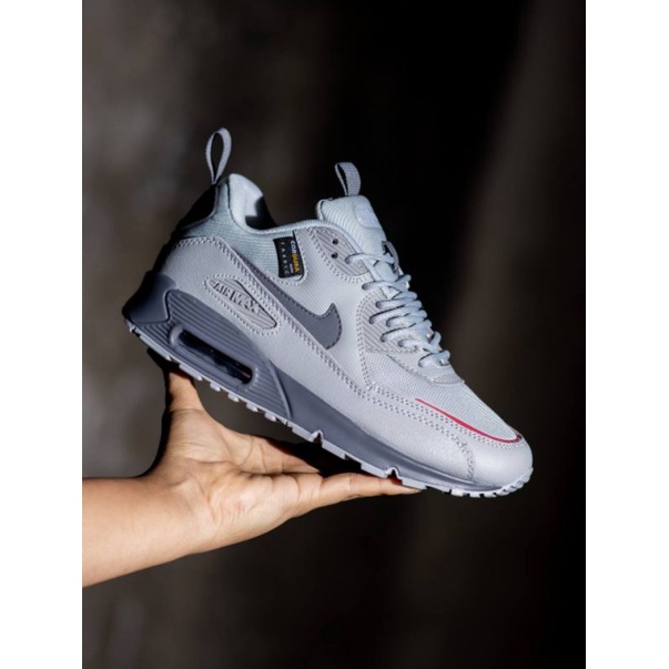 SALE TERMURAH NIKE AIR MAX 90 SURPLUS WOLF GREY GORETEX ORIGINAL SEPATU SNEAKERS PRIA / SEPATU SPORT