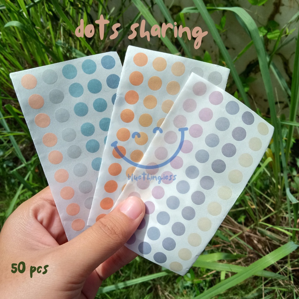 

sticker dot sharing journal bujo
