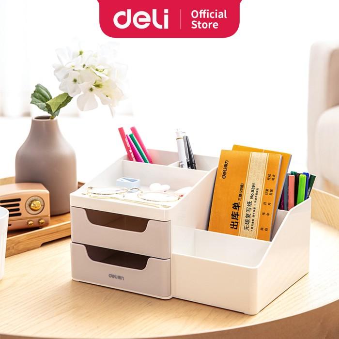 

Delia | Deli Desk Organizer Business Style Laci Kotak Penyimpanan Barang 8900