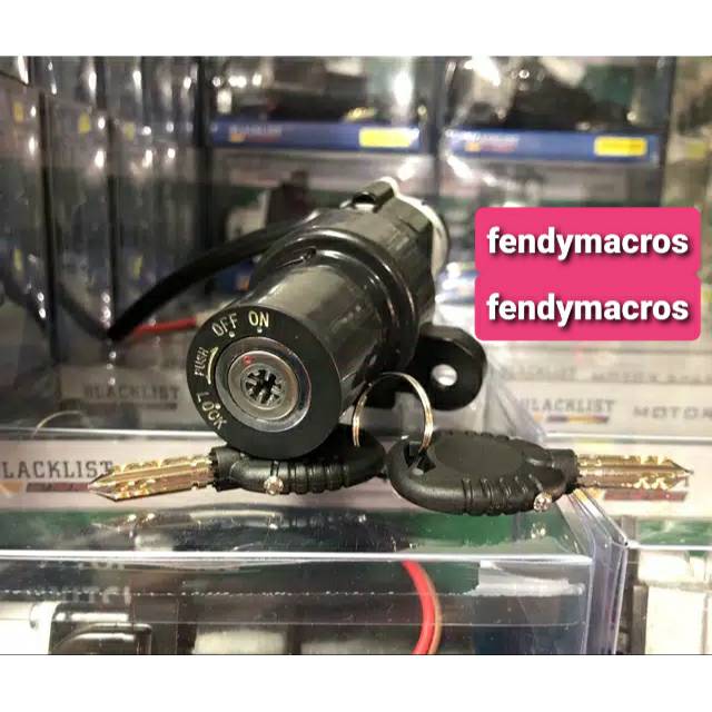 Kunci Kontak Variasi Satria Fu Karbu Blacklist