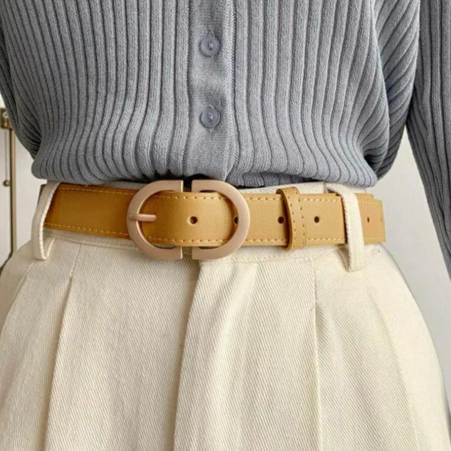 VANILLESHOP - Ikat Pinggang Wanita Import Belt Jeans Model Korea Vintage Marvel