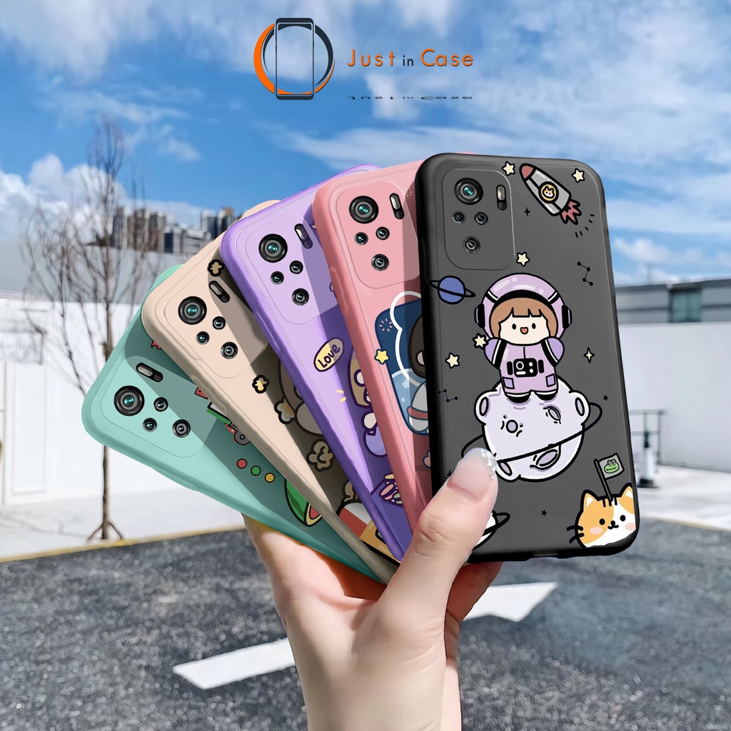 Softcase Macaron Roro Jump TPU (UV06) Xiaomi Redmi Note 10/10S 10 5G 10 PRO 11/11S NOTE 9 9 PRO 8 8 PRO 7 REDMI 9 9A 9C 9T 8 8A POCO M3 PRO 5G M3 X3/X3 PRO CUTE LUCU