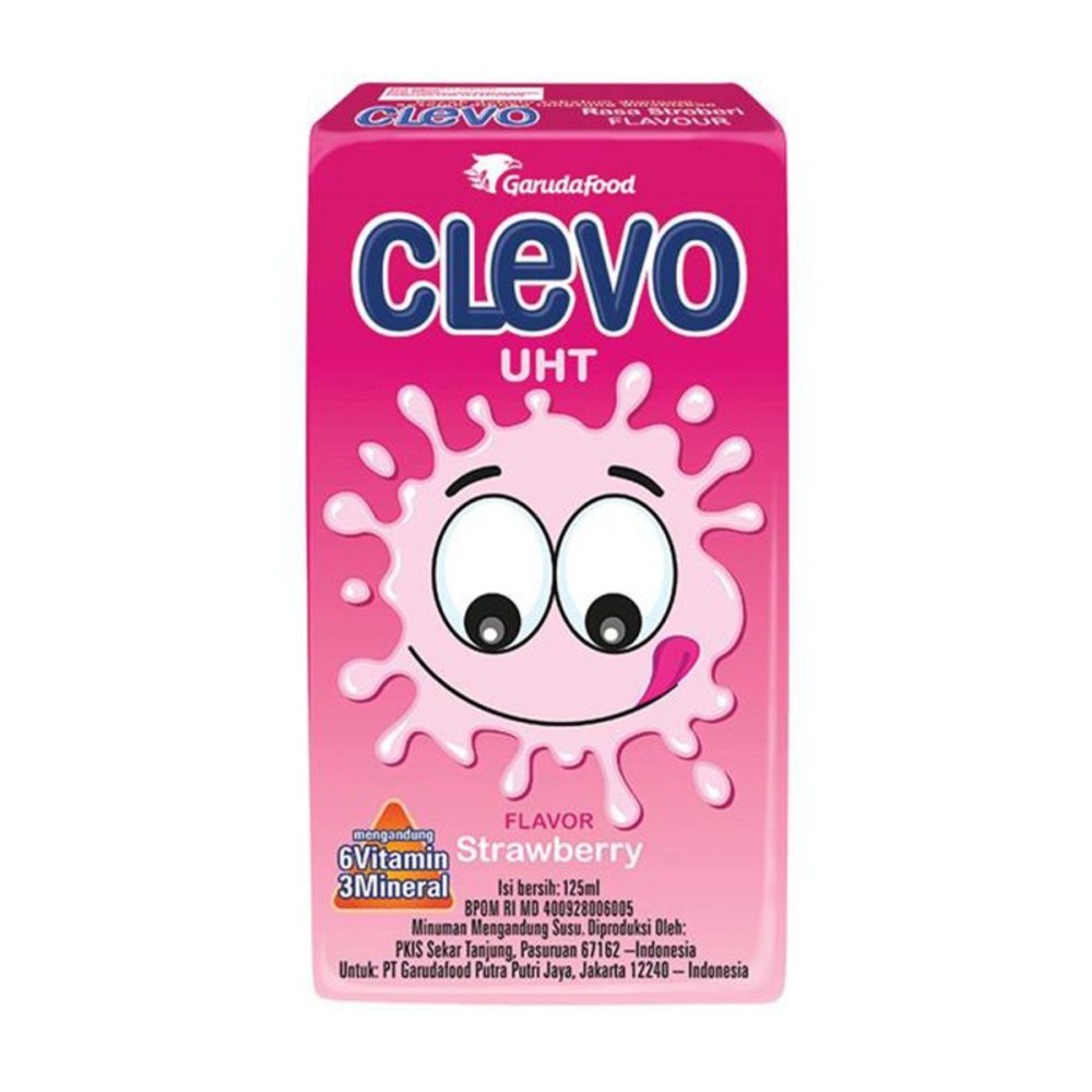 

CLEVO MILK STRAWBERRY 115ML /PCS