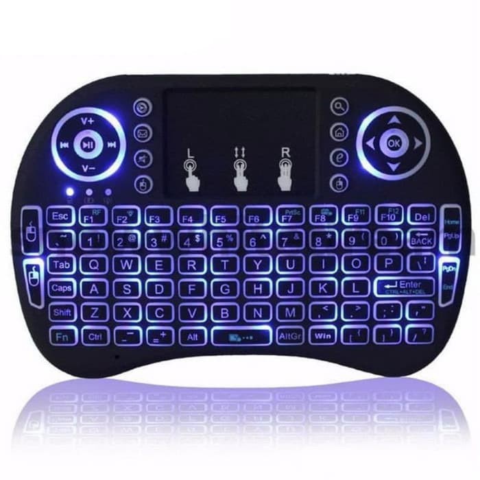 Keyboard Wireless mini i8 RGB Backlit Colorful Touchpad/ Wireless keyboard mini/mini keyboard wireless/RGB Backlit i8