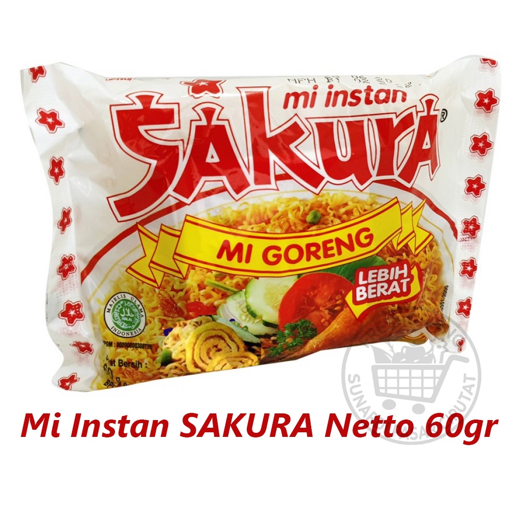 

Mi Instan SAKURA Netto 60gr - Mi Goreng Sakura