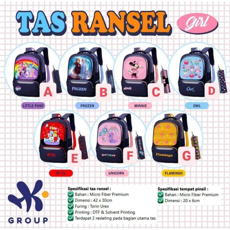 Tas Ransel HK Group Vol. 1