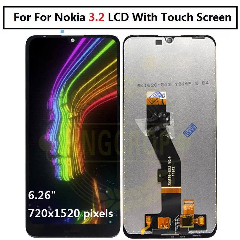 LCD TOUCHSCREEN NOKIA 3.2 LCD TS KOMPLIT