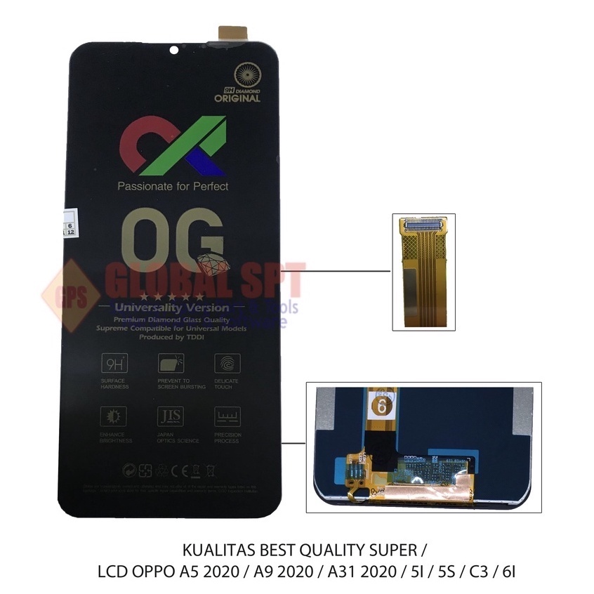 LCD TOUCHSCREEN OPPO A5 2020 / A9 2020 / A31 2020 / 5I / 5S / C3 / 6I