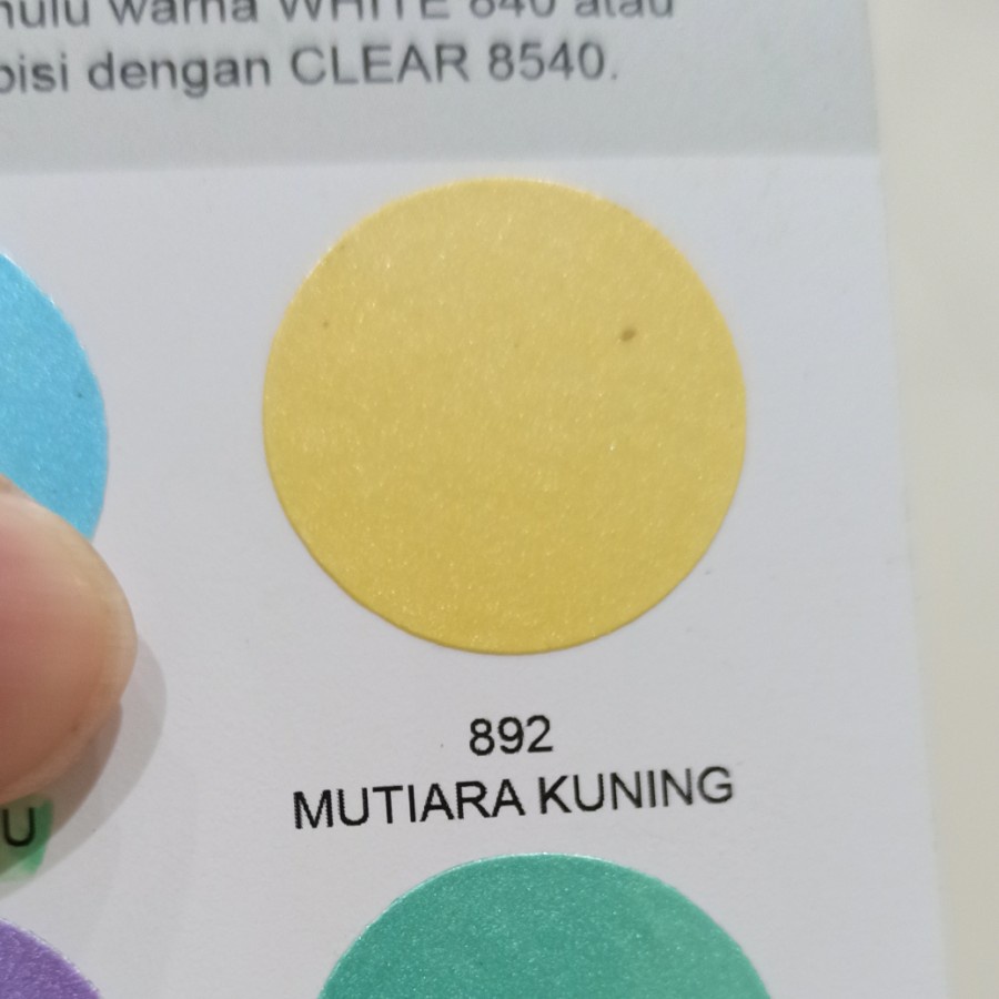 DITON 892 MUTIARA KUNING Yellow Pearl Cat Semprot Pilox Pylox