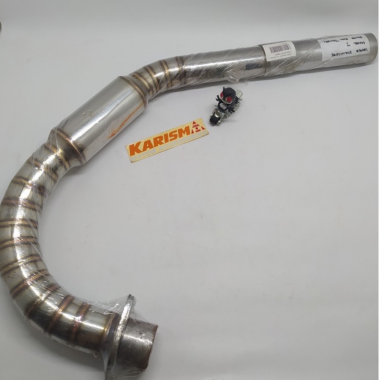 Leher Knalpot Pipa Knalpot Power Boom Full Cacing Leheran CB GL Tiger