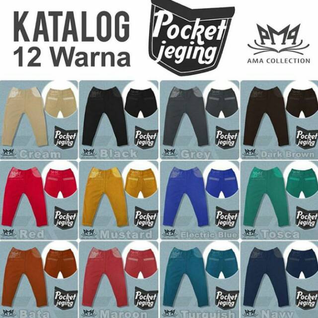 Pocket Jegging Amacol/Premium Jegging/Celana jegging Anak