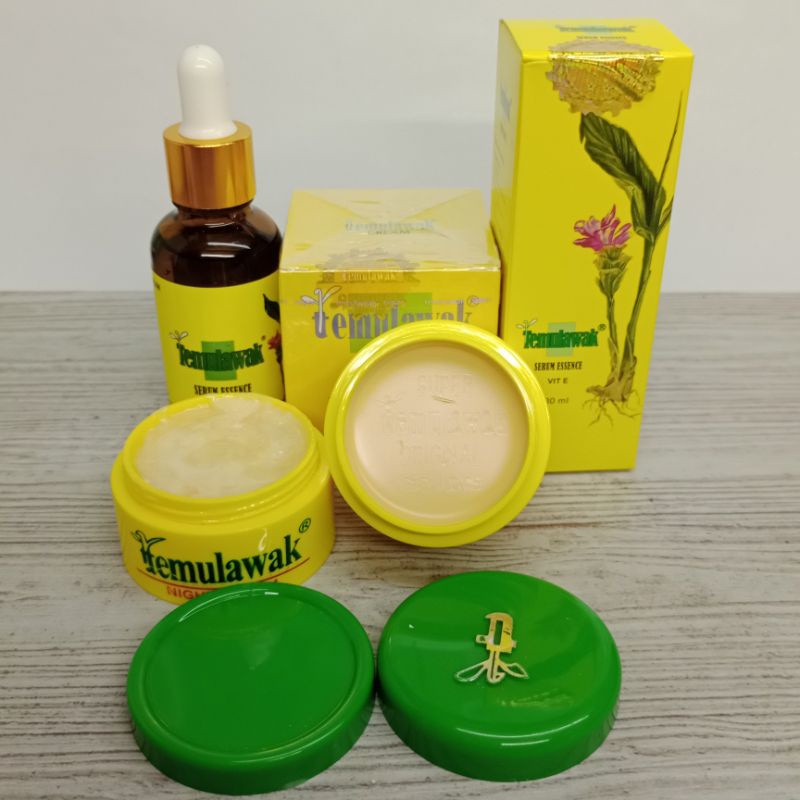 Paket Cream Temulawak Original+Serum Essence