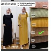 Gamis Knit Uniqlo Import Caramel