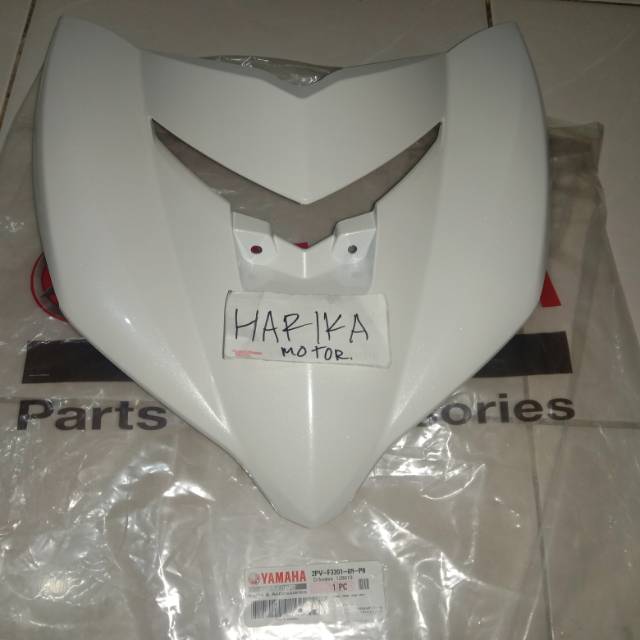 Tameng depan mx king putih